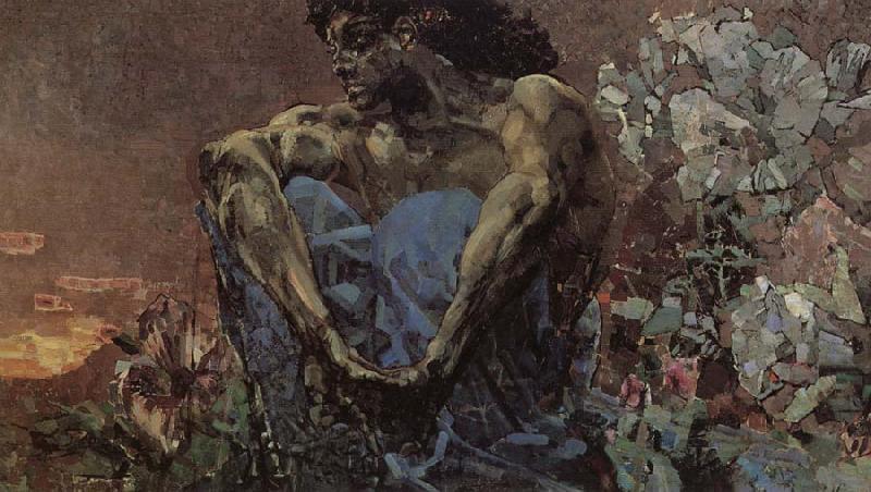 The Seated Demon, Arnold Bocklin